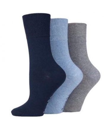 Womens Cotton Ankle Socks 3 Pack