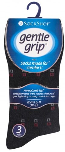 Mens Non Elastic Diabetic Socks 3 Pack
