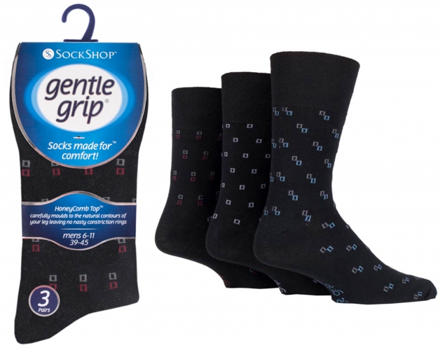 Mens Non Elastic Diabetic Socks 3 Pack