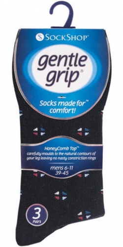 Mens Non Elastic Diabetic Socks 3 Pack