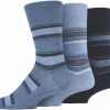 Mens  Non Elastic Diabetic Socks 3 Pack