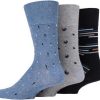 Mens  Non Elastic Diabetic Socks 3 Pack