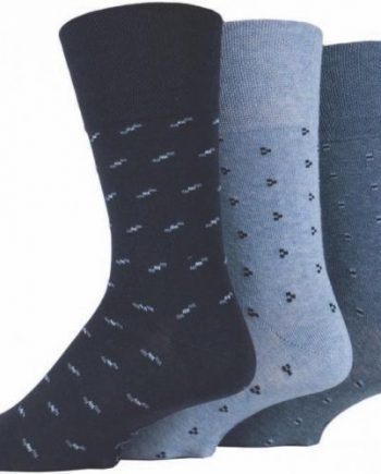 Mens  Non Elastic Diabetic Socks 3 Pack
